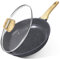 GiPP Ceramic Nonstick Frying Pan with Lid - 30cm Healthy Non-Toxic Non Stick Skillet Omelette Pans, Induction Compatible Chef Pan, PFAS & PFOA-Free,Stay Cool Handles(Grey,30cm+Lid)