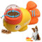 Dog Treat Dispenser, Duck Shape dogs Treats Dispensing Design, Fun Interactive Food Puzzle for Small Medium Large Dogs Resistant Chew Pet Feeder