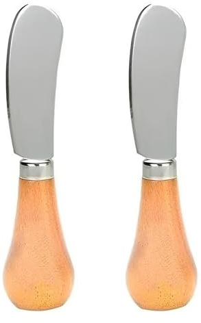 Pyuyan 2 Pièces Couteau à Beurre Debout, Couteau à Beurre En Acier Inoxydable, Pour la Fabrication du Beurre, du Fromage et Des Pâtisseries