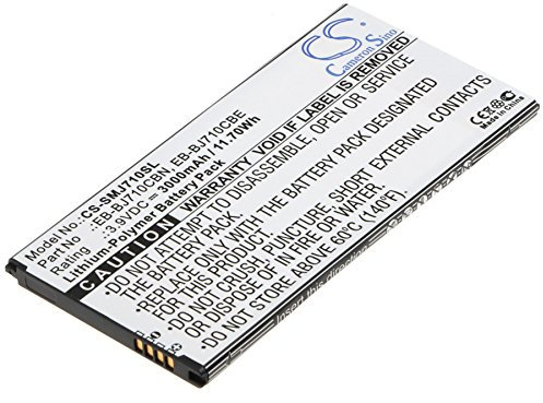 Cameron Sino ACCCHEN Batterie rechargeable pour Galaxy J7 2016, Galaxy J7 6 Duos TD-LTE,SM-J710MN/DS (3000mAh/11,70Wh) EB-BJ710CBA, EB-BJ710CBC, EB-BJ710CBE, EB-BJ710CBN, GH43-04599A