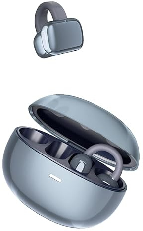 zaanieo Open Ear Wireless Earbuds Bluetooth - Clip on Earphones with ENC Noise Cancelling Mic, HiFi Sound Clear Call Running Headphones 50H Playtime for Workouts Business Learning Ears