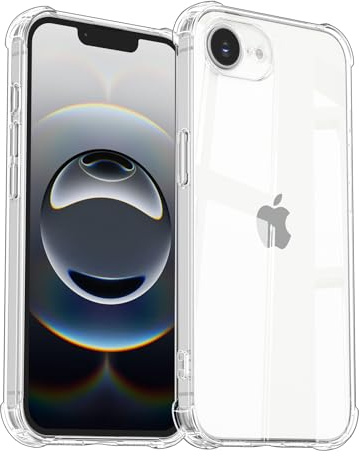 Vancle Clear Case for iPhone 17e (2026) / 16e Phone Cover(6.1-inch), iPhone SE 4th 2025 Clear Case, Camera Protection Ultra Slim Case Anti-Scratch Shockproof Bumper Cover