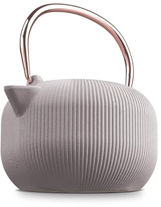 Berlinger Haus Teekanne 1 l Taupe Collection - Edelstahl Teekessel, elegantes Design, hitzebeständig, ideal für alle Herdarten, perfekt für Teeliebhaber