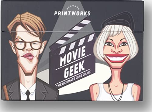 Printworks Trivia Game Movie Geek für Brettspiel aus Papier, PW00142