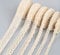 ABSOFINE 30M Vintage Spitzenband Borte Beige aus Baumwolle Dekoband Zierband Spitzenstoff Spitzenborte Häkel-Borte für Nähen Handwerk Weihnachtsdekoration Hochzeit Deko Scrapbooking Geschenkbox