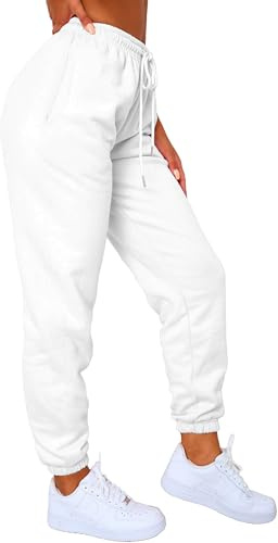 Waitfairy Womens Sweatpants Pantalon de survêtement Femme | Pantalon de survêtement décontracté et léger pour femme avec poches