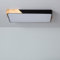 LEDKIA LIGHTING Plafón LED para Cocina, Comedor, Habitación, Baño 30W Rectangular Madera y Metal 625x425 mm Temperatura de Color Seleccionable (Blanco Frío, Neutro, Cálido) Semi-Dari