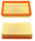 FFYan Filtres plissés plats d'aspirateur de remplacement 2 pièces, pour KARCHER NT25/1 NT35/1 NT45/1 NT55/1 NT361 ECO NT561 ECO NT611 ECO, pièces de rechange de filtre d'aspirateur humide et sec