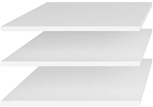 Lomadox Einlegeboden Set 3-TLG. in weiß, B/H/T: ca. 87/2/56 cm