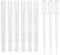 Junsasi 6pcs 3ml Empty Cuticle Oil Pen with 3pcs Pipettes Transparent Twist Pen Nail Oil Pen with Brush Tip Cosmetic Container Applicators for Homemade Nail Oil, Lip Gloss, Eyelash Growth Liquid