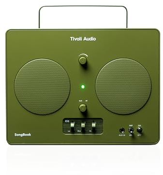 Tivoli Audio Songbook, Premium Bluetooth Sound System with 1/4 Auxiliary Input and Built-in Preamp (Grün)