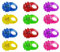 Cerioll LED Leucht Ringe - 12 Stücke Blinkende Partyring für Kinder und Erwachsene - Bunte Fingerlichter Spielzeug für Leuchten Party