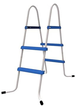 Trendi 2 STEP/ 3 STEP POOL LADDER FOR ABOVE GROUND SWIMMING POOL WALL HEIGHT | Inflatable Paddling Swimming Pool Portable, Durable, Anti-Slip, Heavy Duty (2 Step Pool Ladder)