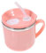 Milisten Stainless Steel Sippy Cup with Straw Design Leak Drinking Cup for Easy Milk and Water Training for Boy Girl Easy to Clean