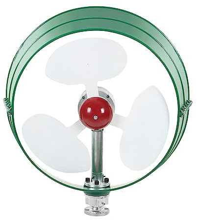 Hyuduo Small Wind Generator Kit 12V 700W Horizontal Axis Windmill Generator with NdFeb Permanent Magnet Alternator 360 Degree Auto Yaw for Farm Marine Off Grid Use (24V)