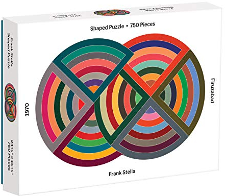Galison Mudpuppy Moma Frank Stella 750 Piece Shaped Puzzle