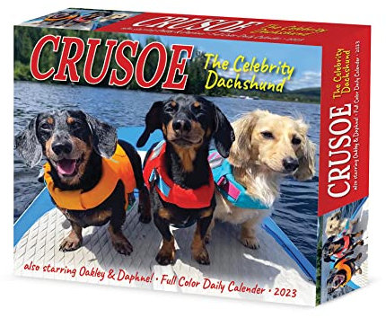 Crusoe the Celebrity Dachshund 2023 Calendar