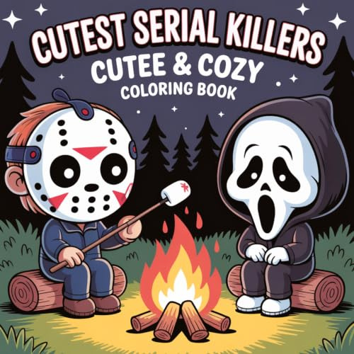 Halloween Cutest Serial Killers Malbuch für Erwachsene: Transforme Horror in Farben – Werde Viral!