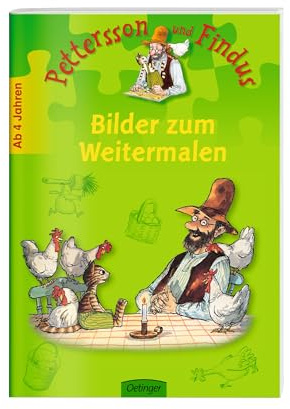 Pettersson und Findus. Bilder zum Weitermalen: Beschäftigungsheft (Spielend leicht lernen)