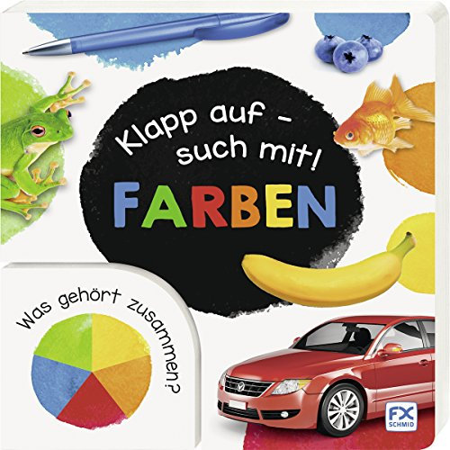Klapp auf - such mit! Farben: Was gehört zusammen?
