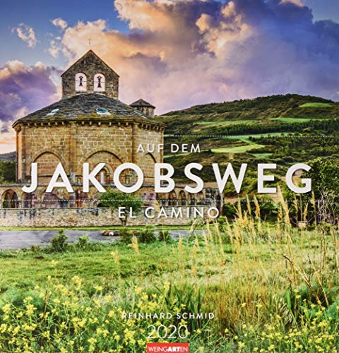 Auf dem Jakobsweg: El Camino. Wandkalender 2020. Monatskalendarium. Spiralbindung. Format 46 x 48 cm