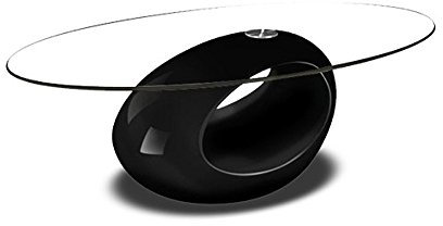 Designetsamaison Table Basse de Salon Noire - Symbiose