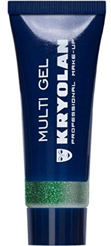 Kryolan Multi Glitter Gel fein, 10ml Green