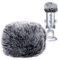 YOUSHARES Yeti Windschutz - Yeti Furry Pop Filter Muff - Fell Pop-Schutz für Blue Yeti USB Mic, Windscreen Yeti Pro USB Microphone Kondensator Mikrofon