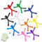 Refrigerator Magnets, 10 Pcs Novelty Mini Man Flexible Fridge Magnets, Cute Rubber Magnet Men Refrigerator Magnets Magnetic Toy For Kids + 100 Sheets/Pad post-it notes