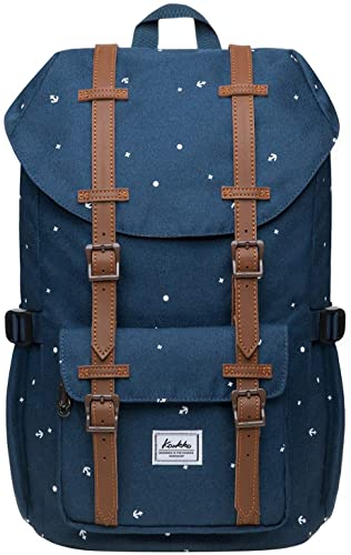 KAUKKO Mochila Tipo Casual de Hombre y Mujer para Portátil para Escuela, Viajes o Senderismo Mini tamaño (Azul-12)