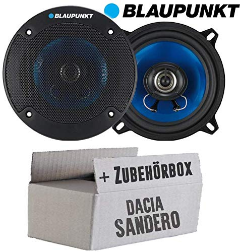 Dacia Sandero 1 - Lautsprecher Boxen Blaupunkt ICx542-13cm 2-Wege Auto Einbauzubehör - Einbauset