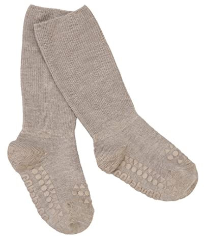 GoBabyGo Unisex Baby 5712736003853 rutschfeste Socken, Sand, 3-4 Jahre
