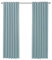 Olivia Rocco Blackout Eyelet Curtains Black Out Thermal Ring Top Curtain Pair Window Treatment Living Room Bedroom, 90 (Width) x 90 (Drop) Duck egg