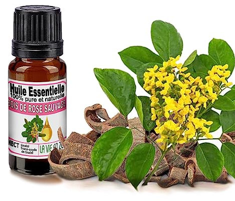 Huile Essentielle de Bois de Rose Sauvage 10 ml | 100% pure et naturelle | Chémotypée | La vie en zen