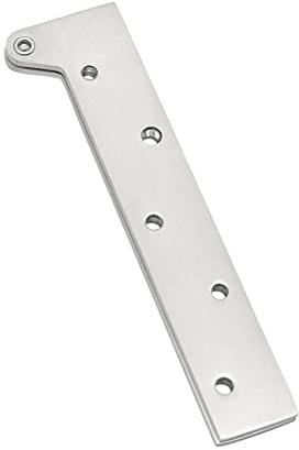 2 bisagras pivotantes de puerta, bisagra abierta de 180 grados de ancho de acero inoxidable, herrajes plegables para puerta abatible para armario (150 mm)