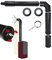 kit tubi canna fumaria stufa pellet con uscita coassiale superiore dn 80 130 scarico fumi aspirazione aria made in Italy