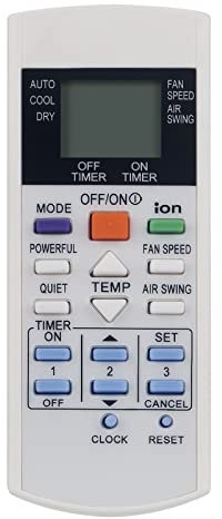 New A75C3299 Replaced Remote Control A75C3299 Universal Air Conditioner Remote Control Replacement fit for PANASONIC A/C Air Conditioner A75C2632 A75C2656 A75C2600 A75C2602 A75C2606 Remote Controller