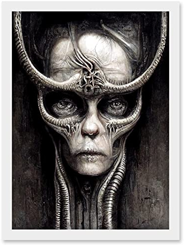 Doppelganger33 LTD Gothic Fantasy Alien Art Artwork Framed Wall Art Print A4