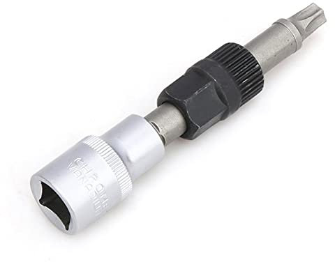 Whisverse T50 Lichtmaschine Riemenscheibe Stecknuss Bit mit 33 Zähnen Werkzeug Lichtmaschine Riemenscheibe Mittelschraube Entferner Stecknuss