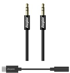Energizer - Audio-Pack – Audio-Adapter 11 cm USB-C auf Klinkenstecker – Audiokabel Klinke/Klinke 3,5 mm
