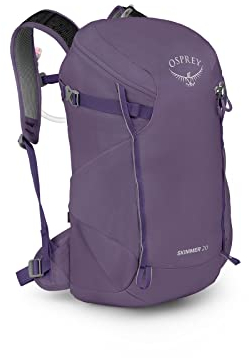 Osprey Skimmer 20L Damen Wanderrucksack mit Hydraulikspeicher, Purpurite Purple, Purpurite Purple, O/S, Skimmer Wanderrucksack