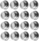 Metal Candle Cups 20Pcs Metal Tea Light Tins DIY Empty Tealight Candle Cup for Candle Making Supplies Candle Molds