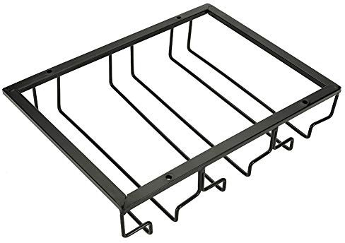 MISNODE Weinschrank aus Metall, Eisen, für Küche, Esszimmer, Bar, Getränkehalter, Aufhänger, Regal für Zuhause, Küche, Restaurant, Bar, Metall-Hänge-Organizer für Hausbar