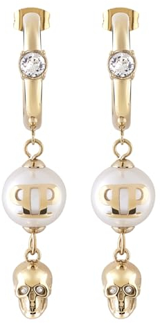 Philipp Plein Damen Ohrringe Ohrhänger Edelstahl IP Gold RHAPSODY PJ8EA02EU