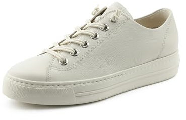 Paul Green Damen Low-Top Sneaker - Wechselfußbett & Orthopädische Einlagen - Leichte Eva-Sohle - Sportschuhe & Sneaker Damen - Offwhite 44x