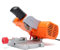 7800 tr/min 220V Mini Scie à onglets Table Benchtop Scie Chop 45 degrés Gauge réglable pour Aluminium Métal Bois Plastique scie d'angle Lames de scie à métaux circulaires Tronçonneuse couper