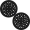 Shineboc Professional 2 pcs Pad Savers 44 Holes for Sander Replacement Cushion Pad Impact-Resistant Noise Reduction Protection Polisher for Hook & Loop Random Orbital (125mm)
