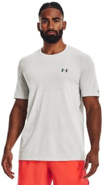 Under Armour Mens UA Vanish Elite Seamless Short Sleeve - Infrared Technology, White-iridescent, Large