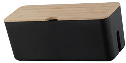 Gadpiparty Abnehmbare Kabel-Organizer-Box Wandmontierte Box Ladekabel Line Manager Case