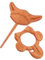 TINEASUR broche animal en bois épingle broche de robe vêtements de merch rapide broche châle blazer revers broche broche esthétique broche pour vêtements broche en bois Broche de costume